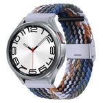 尼龍編織金屬扣錶帶，適用於 Samsung Galaxy Watch 6 / 6 Classic