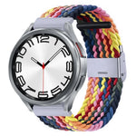 尼龍編織金屬扣錶帶，適用於 Samsung Galaxy Watch 6 / 6 Classic