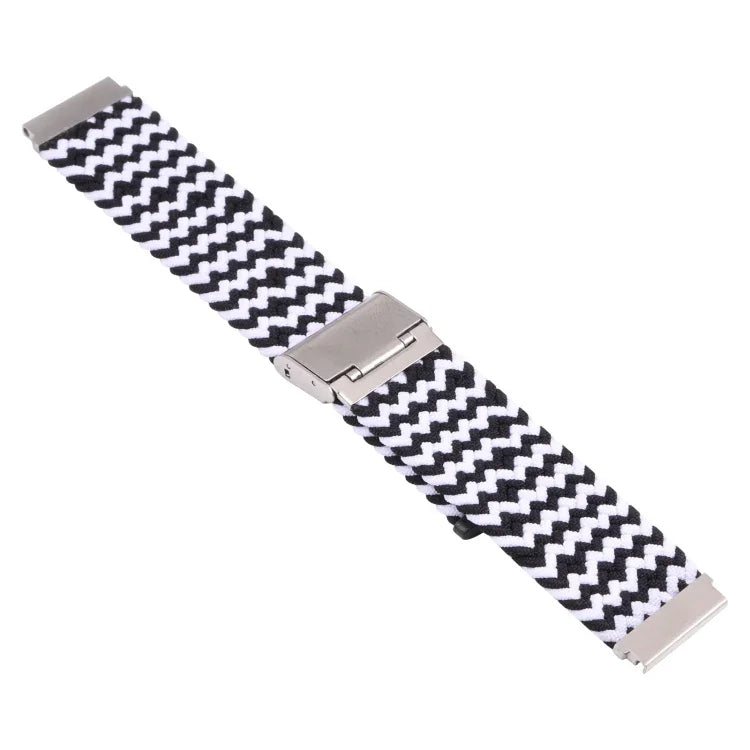 尼龍編織金屬扣錶帶，適用於 Samsung Galaxy Watch 6 / 6 Classic