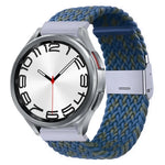 尼龍編織金屬扣錶帶，適用於 Samsung Galaxy Watch 6 / 6 Classic