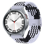 尼龍編織金屬扣錶帶，適用於 Samsung Galaxy Watch 6 / 6 Classic