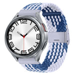 尼龍編織金屬扣錶帶，適用於 Samsung Galaxy Watch 6 / 6 Classic