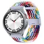 尼龍編織金屬扣錶帶，適用於 Samsung Galaxy Watch 6 / 6 Classic