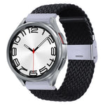 尼龍編織金屬扣錶帶，適用於 Samsung Galaxy Watch 6 / 6 Classic