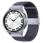 尼龍編織金屬扣錶帶，適用於 Samsung Galaxy Watch 6 / 6 Classic