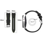皮革矽膠錶帶，適用於 Samsung Galaxy Watch 6 / 6 Classic