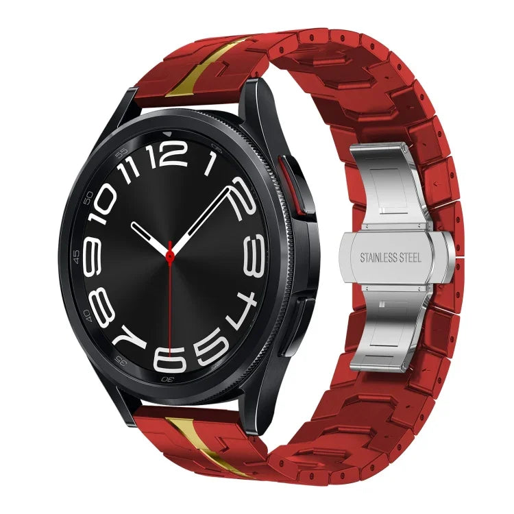 不鏽鋼金屬錶帶，適用於 Samsung Galaxy Watch 6 / 6 Classic