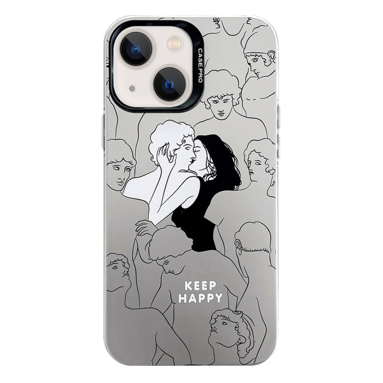 Electroplated Silver Series PC Protective Phone Case, For iPhone 13 Pro, For iPhone 13