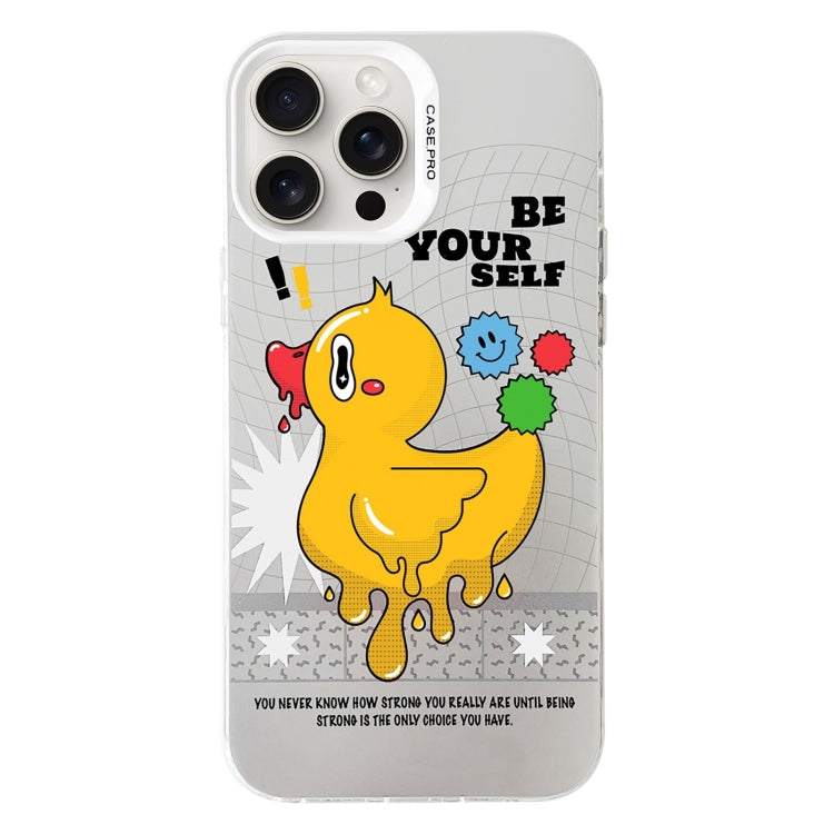 Electroplated Silver Series PC Protective Phone Case, For iPhone 16 Pro Max, For iPhone 16 Pro