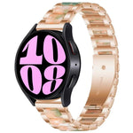 三珠樹脂金屬錶帶，適用於 Samsung Galaxy Watch 6 / 6 Classic