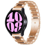 三珠樹脂金屬錶帶，適用於 Samsung Galaxy Watch 6 / 6 Classic
