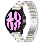 三珠樹脂金屬錶帶，適用於 Samsung Galaxy Watch 6 / 6 Classic