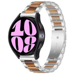 三珠樹脂金屬錶帶，適用於 Samsung Galaxy Watch 6 / 6 Classic