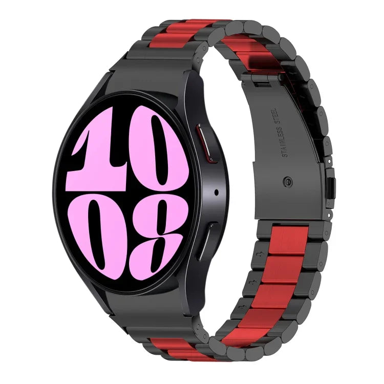 三珠不鏽鋼錶帶，適用於 Samsung Galaxy Watch 6 / 6 Classic