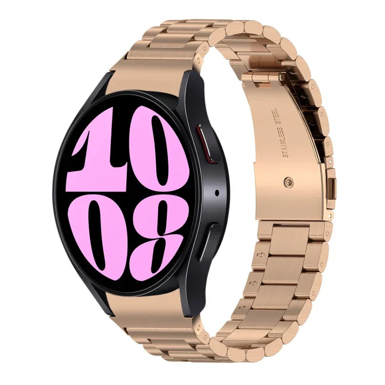 三珠不鏽鋼錶帶，適用於 Samsung Galaxy Watch 6 / 6 Classic