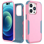 通勤防震 TPU + PC 手機殼，適用於 iPhone 16 Pro Max、iPhone 16 Pro、iPhone 16 Plus、iPhone 16、iPhone 15 Pro Max