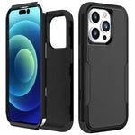 通勤防震 TPU + PC 手機殼，適用於 iPhone 16 Pro Max、iPhone 16 Pro、iPhone 16 Plus、iPhone 16、iPhone 15 Pro Max