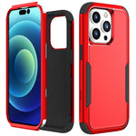 通勤防震 TPU + PC 手機殼，適用於 iPhone 16 Pro Max、iPhone 16 Pro、iPhone 16 Plus、iPhone 16、iPhone 15 Pro Max
