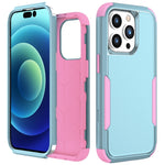 通勤防震 TPU + PC 手機殼，適用於 iPhone 16 Pro Max、iPhone 16 Pro、iPhone 16 Plus、iPhone 16、iPhone 15 Pro Max