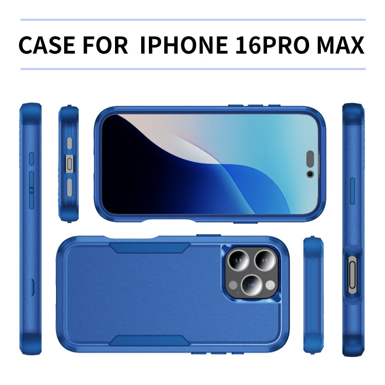 通勤防震 TPU + PC 手機殼，適用於 iPhone 16 Pro Max、iPhone 16 Pro、iPhone 16 Plus、iPhone 16、iPhone 15 Pro Max