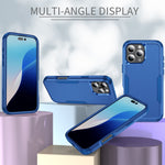 通勤防震 TPU + PC 手機殼，適用於 iPhone 16 Pro Max、iPhone 16 Pro、iPhone 16 Plus、iPhone 16、iPhone 15 Pro Max