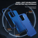 通勤防震 TPU + PC 手機殼，適用於 iPhone 16 Pro Max、iPhone 16 Pro、iPhone 16 Plus、iPhone 16、iPhone 15 Pro Max