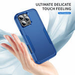 通勤防震 TPU + PC 手機殼，適用於 iPhone 16 Pro Max、iPhone 16 Pro、iPhone 16 Plus、iPhone 16、iPhone 15 Pro Max