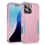 通勤防震 TPU + PC 手機殼，適用於 iPhone 16 Pro Max、iPhone 16 Pro、iPhone 16 Plus、iPhone 16、iPhone 15 Pro Max