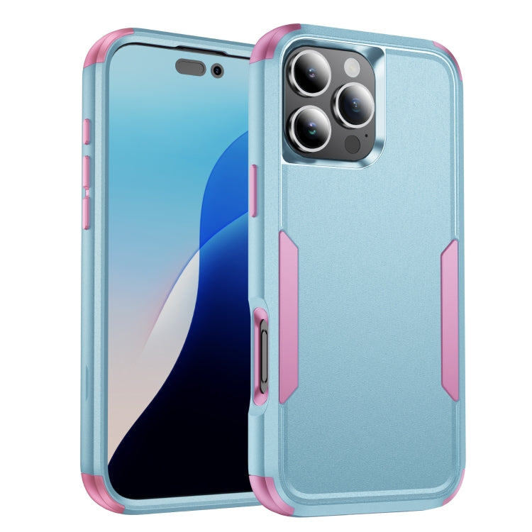 通勤防震 TPU + PC 手機殼，適用於 iPhone 16 Pro Max、iPhone 16 Pro、iPhone 16 Plus、iPhone 16、iPhone 15 Pro Max