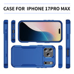 通勤防震 TPU + PC 手機殼，適用於 iPhone 17 Pro Max、iPhone 17 Pro、iPhone 17、iPhone Air