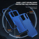 通勤防震 TPU + PC 手機殼，適用於 iPhone 17 Pro Max、iPhone 17 Pro、iPhone 17、iPhone Air