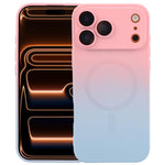 液態 TPU 矽膠漸層 MagSafe 手機殼，適用於 iPhone 17e / 16e、iPhone 17 Pro Max、iPhone 17 Pro、iPhone 17、iPhone Air、iPhone 16 Pro Max、iPhone 16 Pro、iPhone 16 Plus