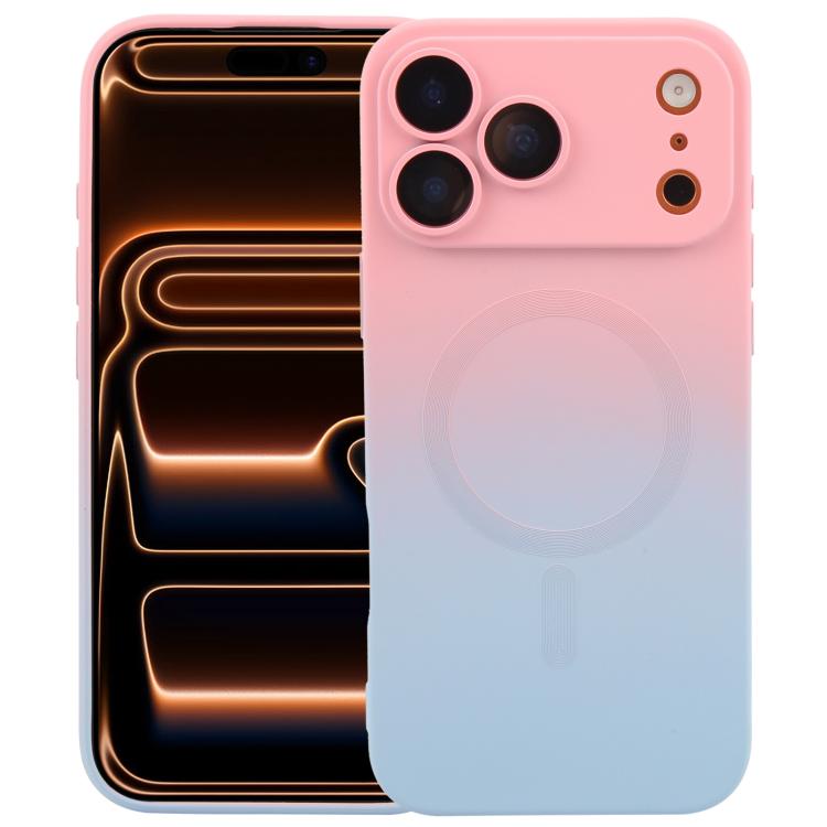 液態 TPU 矽膠漸層 MagSafe 手機殼，適用於 iPhone 17e / 16e、iPhone 17 Pro Max、iPhone 17 Pro、iPhone 17、iPhone Air、iPhone 16 Pro Max、iPhone 16 Pro、iPhone 16 Plus