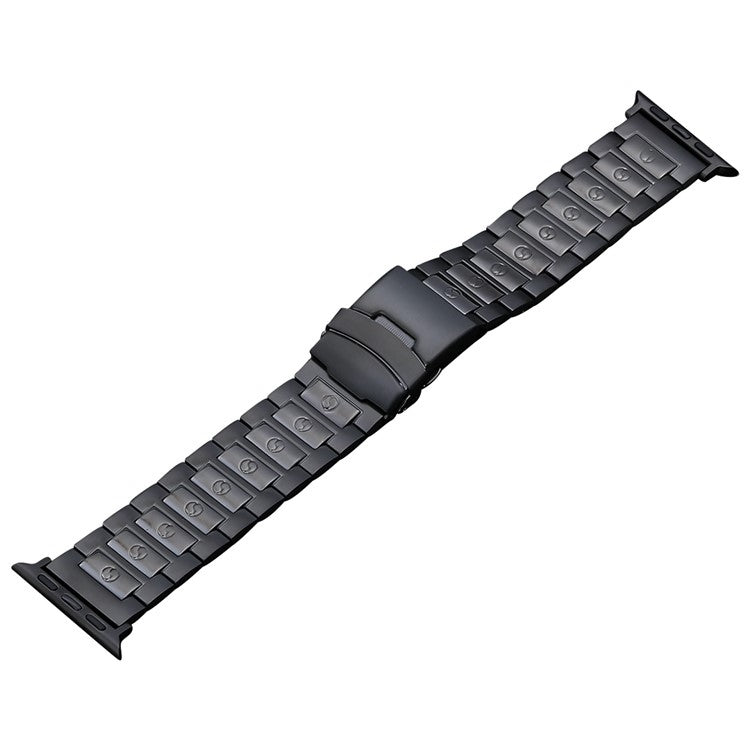 安全扣鈦鋼錶帶，適用於 Apple Watch Series 5 44mm，適用於 Apple Watch Series 5 40mm，適用於 Apple Watch Series 4 44mm，適用於 Apple Watch 42mm，適用於 Apple Watch Series 4 40mm，適用於 Apple Watch Series 3 38mm，適用於 Apple Watch 38mm