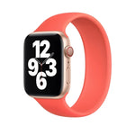 適用於 Apple Watch Series 5 & 4 44mm / 3 & 2 & 1 42mm 純色彈性矽膠替換錶帶，尺寸:S 130mm, S 130mm, 尺寸:M 143mm, M 143mm, 尺寸:L 156mm, L 156mm