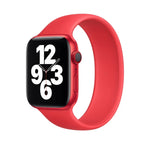 適用於 Apple Watch Series 5 & 4 44mm / 3 & 2 & 1 42mm 純色彈性矽膠替換錶帶，尺寸:S 130mm, S 130mm, 尺寸:M 143mm, M 143mm, 尺寸:L 156mm, L 156mm