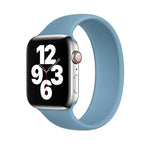 適用於 Apple Watch Series 5 & 4 44mm / 3 & 2 & 1 42mm 純色彈性矽膠替換錶帶，尺寸:S 130mm, S 130mm, 尺寸:M 143mm, M 143mm, 尺寸:L 156mm, L 156mm