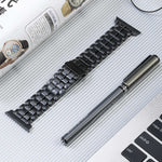 五珠鈦鋼錶帶，適用於 Apple Watch Ultra 49mm，適用於 Apple Watch SE 2023 44mm，適用於 Apple Watch SE 2023 40mm，適用於 Apple Watch Ultra 2 49mm，適用於 Apple Watch Series 9 45mm，適用於 Apple Watch SE 2022 40mm，適用於 Apple Watch SE 2022 44mm