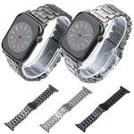 五珠鈦鋼錶帶，適用於 Apple Watch Ultra 49mm，適用於 Apple Watch SE 2023 44mm，適用於 Apple Watch SE 2023 40mm，適用於 Apple Watch Ultra 2 49mm，適用於 Apple Watch Series 9 45mm，適用於 Apple Watch SE 2022 40mm，適用於 Apple Watch SE 2022 44mm