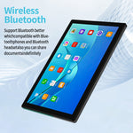 BDF P70 4G LTE 平板電腦 10.1 吋，Android 12 MTK6762 八核心，支援雙 SIM，歐規插頭，8GB+256GB
