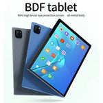 BDF P90 4G LTE 平板電腦 10.1 吋，Android 12 MTK6762 八核心，支援雙 SIM，歐規插頭，8GB+256GB