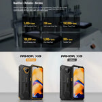 Ulefone Armor X13，IP68/IP69K 堅固型手機，6.52 吋 Android 15 MediaTek Helio G36 八核心，網絡：4G，NFC，OTG，6GB+64GB