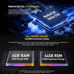 Ulefone Armor X13，IP68/IP69K 堅固型手機，6.52 吋 Android 15 MediaTek Helio G36 八核心，網絡：4G，NFC，OTG，6GB+64GB