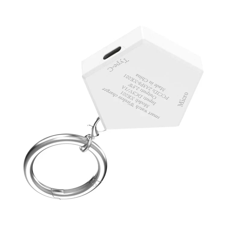 適用於 Samsung Galaxy Watch 6 / 6 Classic 便攜式智慧手錶充電器，Type-C，Micro USB