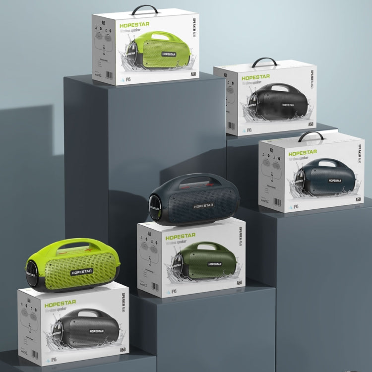 HOPESTAR A50 80W IPX6 防水便攜藍牙喇叭 戶外重低音喇叭
