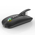 HXSJ M113 2400DPI 雙模 2.4GHz + 藍牙 5.1 無線滑鼠