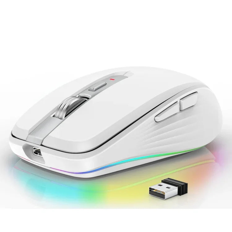 HXSJ M303 2400DPI 雙模 2.4GHz + 藍牙 5.1 無線滑鼠