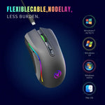 HXSJ T69 4800DPI RGB 2.4GHz 無線滑鼠，T69