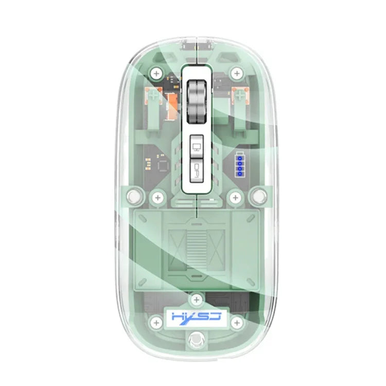 HXSJ T900 透明磁吸三模無線遊戲滑鼠