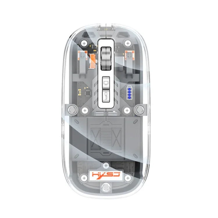 HXSJ T900 透明磁吸三模無線遊戲滑鼠